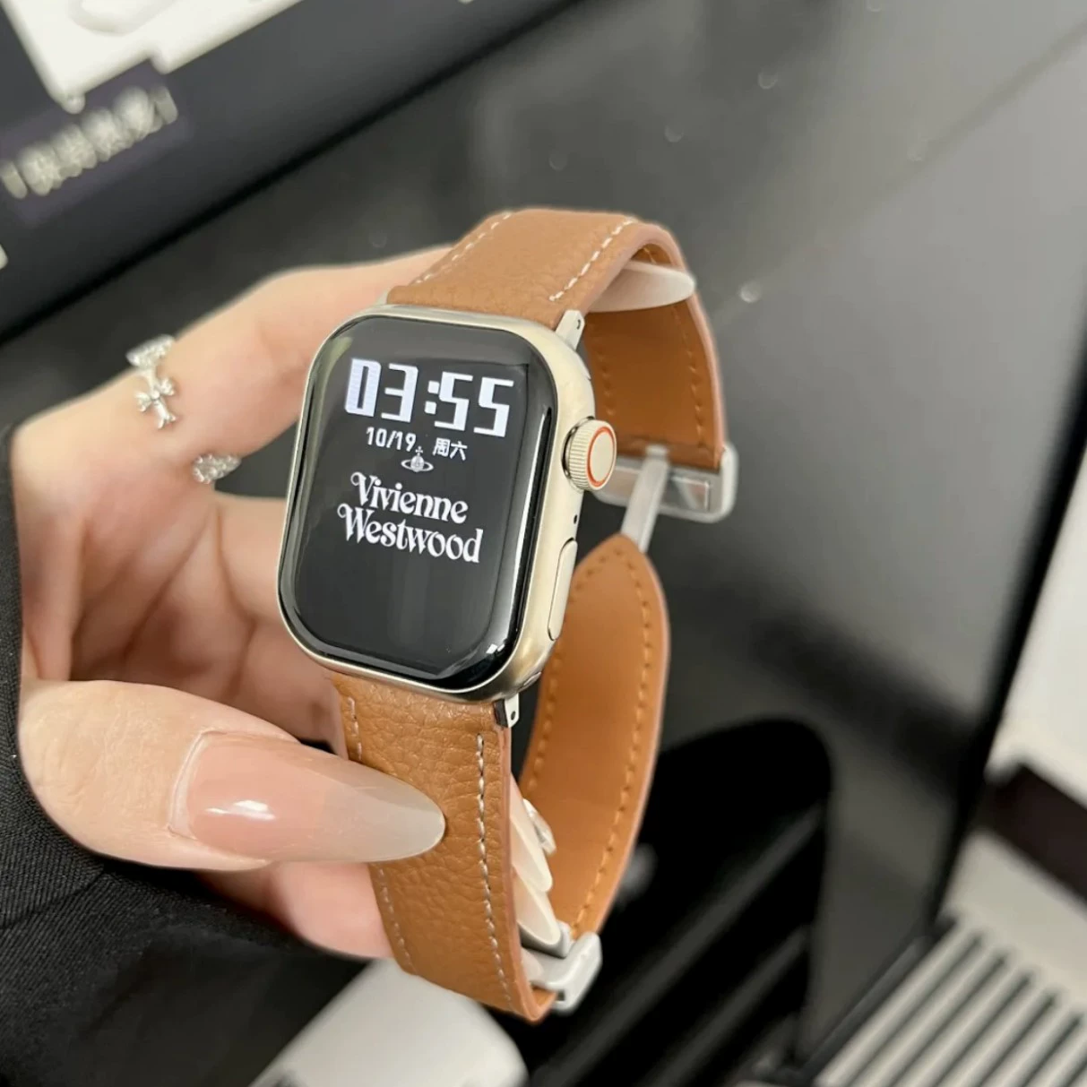 Подходит для ремешка Apple Watch S9/S8, Apple iWatch S10, Watch Ultra 2/3, металлический