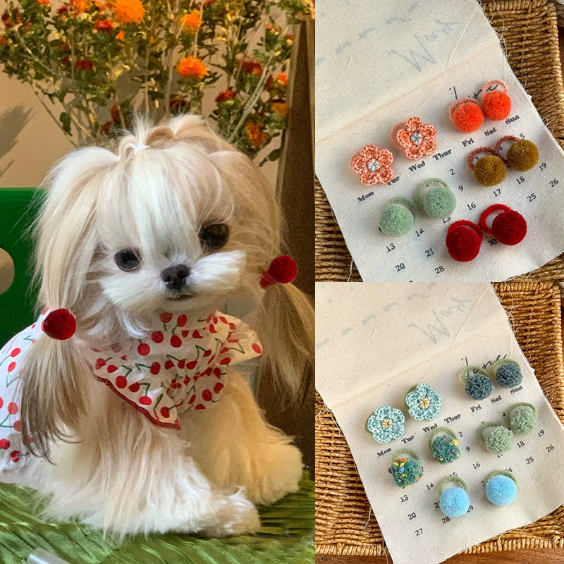 Оригинальные аксессуары для волос собаки