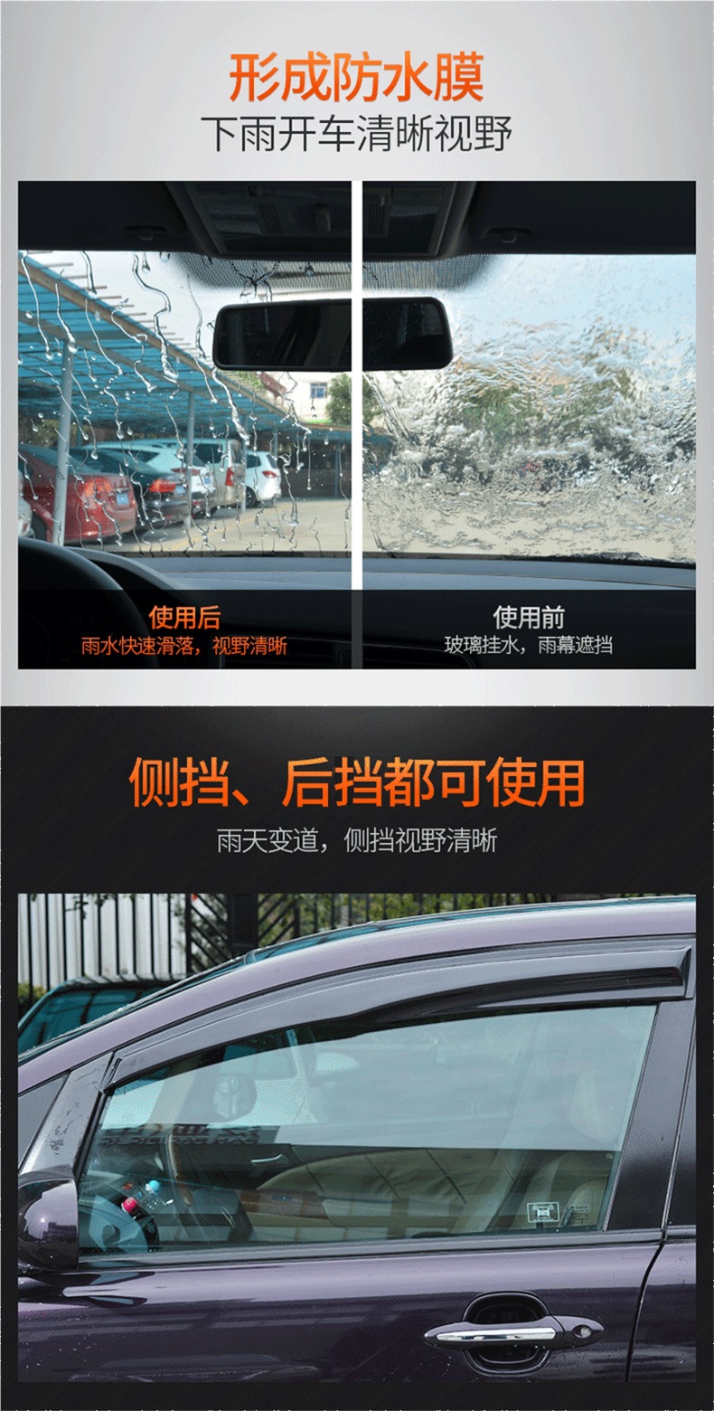 Soft99 Car Oil Film Removal Paste Glass Water Repellent Cleaner Oil Film Cleaner Powerful Car Window Oil Film Remover