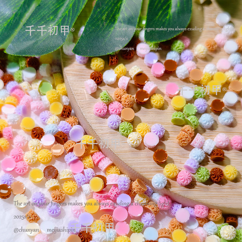 Super Mini Food Toys, Cookies, Nail Art Accessories, Miniature Food Toys, Handmade Cream Glue Mobile Phone Case Materials