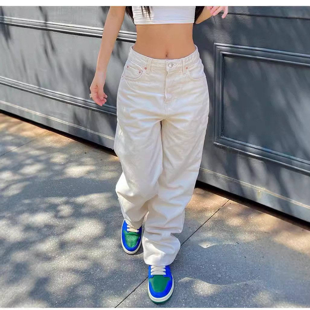 European and American foreign trade cross-border supply slim fit fashionable jeans for women