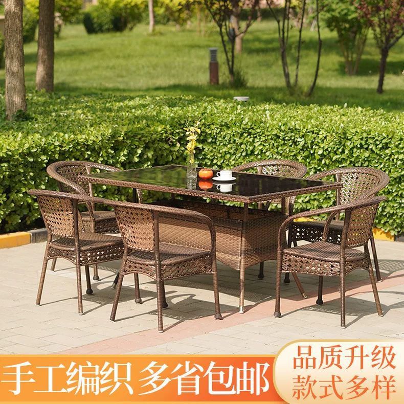 의자 6개 + 150*90 긴 테이블 [쿠션 무료]