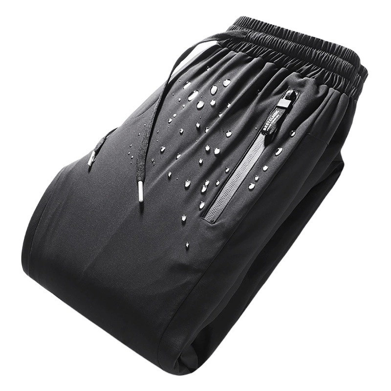 Пуховые брюки для мужчин, одетые на улице, тонкая белая утка, утолщенные северо-восточная талия, тонкие, теплые хлопчатобумажные брюки зимой для пожилых людей