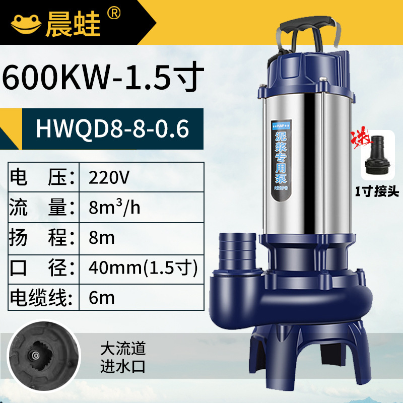 Flagship quality mud pump-600W 1.5inch