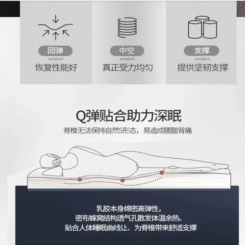 Thailand latex mattress adult thick pad hotel double tatami student dorm single pad manufacturer wholesale