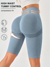 R 36552 Summer Yoga Shorts High Waist �����٤�̿�