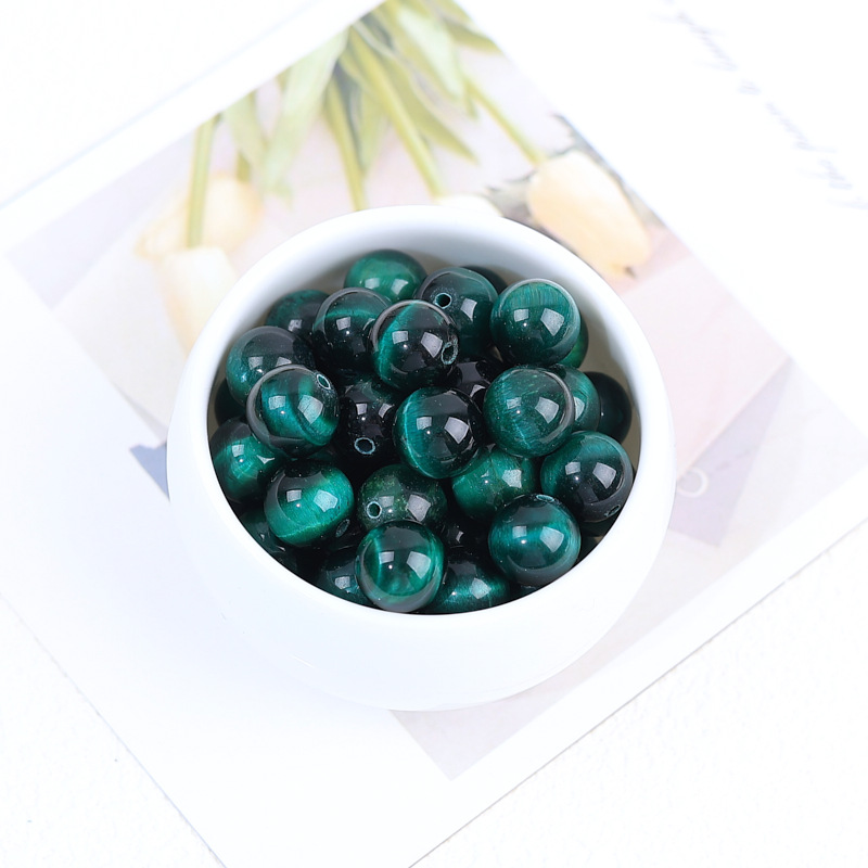 Fine green tiger eye stone