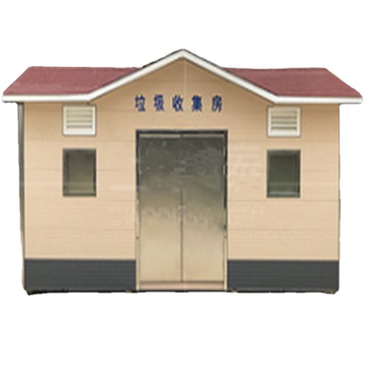 Metal Carved board Garbage room Residential quarters garbage Collect outdoors garbage classification Removable finished product Garbage house