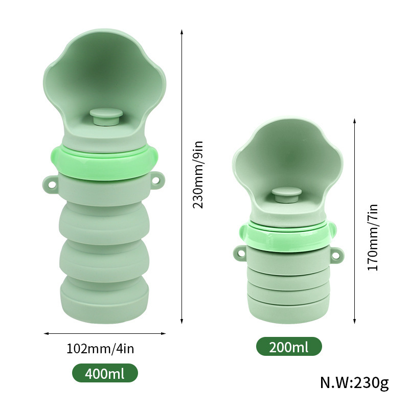 现货便携可折叠宠物喂水器遛狗水壶狗狗户外饮水器硅胶宠物随行杯|undefined