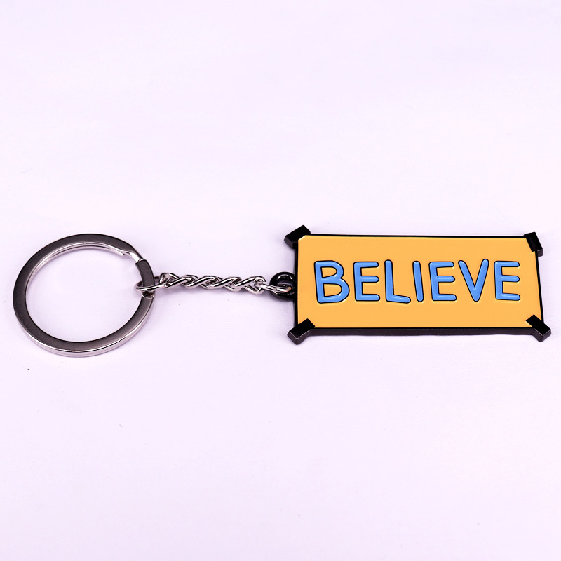 Football coach peripheral metal keychain pendant fashion decoration