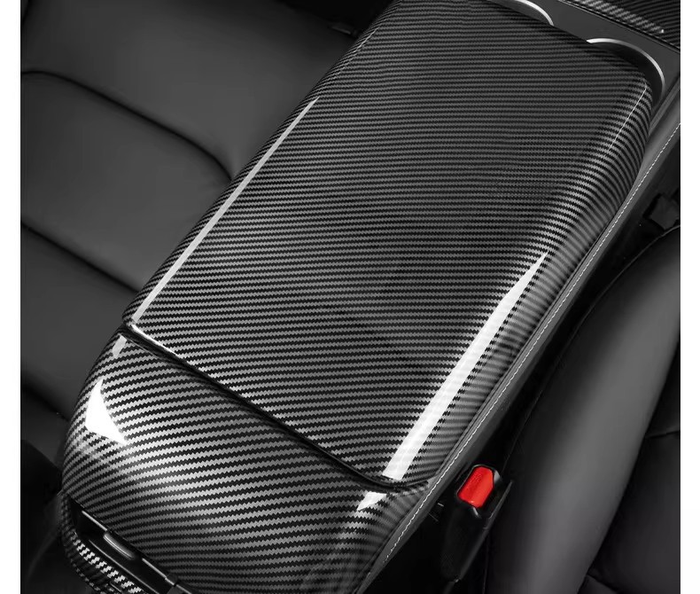 Suitable for Tesla's New Version of Model Y/3 Six-Seater Yl Armrest Box Protective Cover, Full-Cover Air Vent Cover, Interior Parts