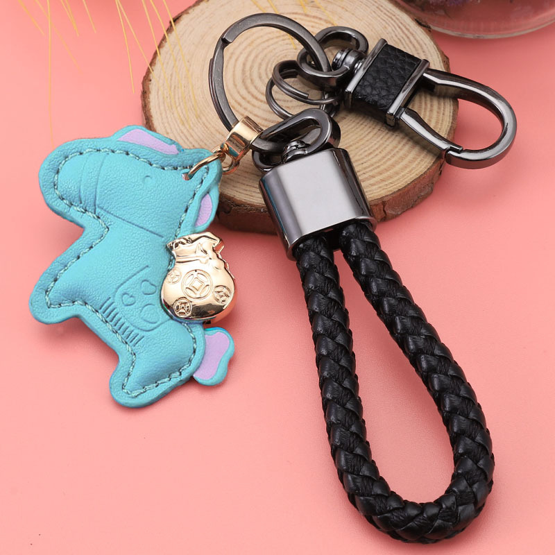 Llavero rico ahora, creativo y exquisito regalo de pareja para hombres y mujeres, lindo colgante de bolso, colgante de llavero de coche