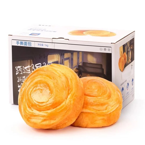 Three Squirrels Bestselling 1000g Hand-Torn Bread Snack Leisure Food Bread Cake Pastry