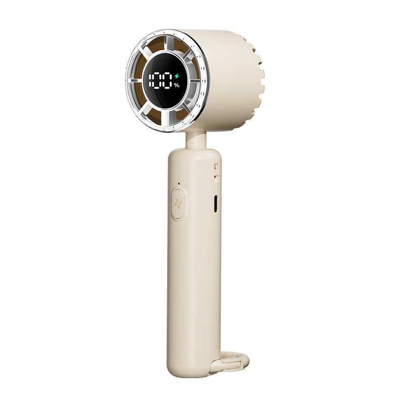 クロスボーダー爆発モデル高速小型ファンサイレント強風 USB 屋外ハンドヘルドファン 2025 夏の新ファン|undefined