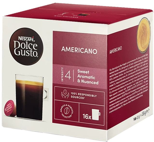 [Капсулы для кофе Nescafe Dolce Gusto оригинальные капсулы эспрессо американо латте капучино DOLCE GUSTO]