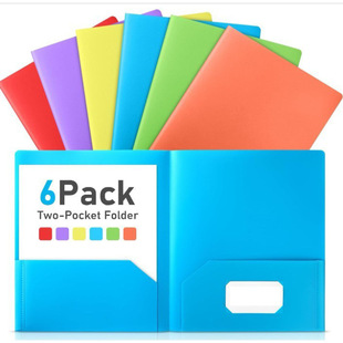 Cross-border new US standard 2-page folder office data storage folder file double-page folder summary book spot