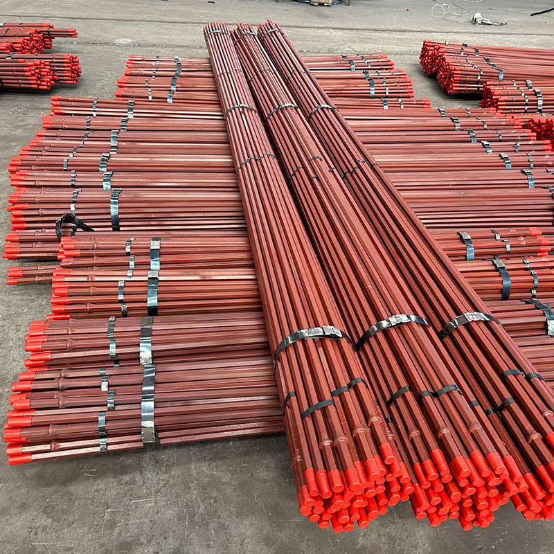 Mina varilla de perforación de alta calidad B22 varilla de perforación de roca varilla de perforación hexagonal tubo de perforación de aire hueco Túnel de perforación de roca varilla de perforación de aire