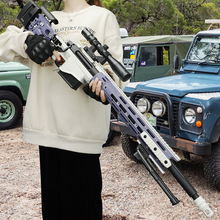 捷鷹MSR-AWM手動拉栓式拋殼軟彈槍仿真尼龍雷明登成人模型玩具槍