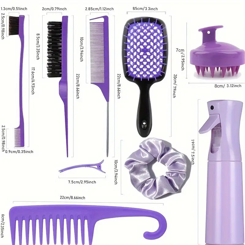 十二点セットスポット家庭用ヘアブラシ多効果エッジブラシ|undefined