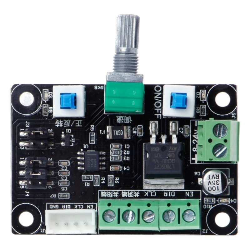 Привод шагового двигателя простой контроллер управления скоростью прямое и обратное управление Генератор сигналов ШИМ 12-24 В модуль