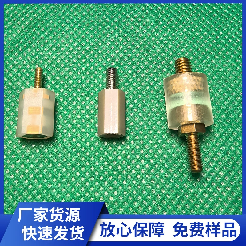 Латунный столбец изоляции гайки винта меди столбца изоляции потока Инь и Янг давлени-устойчивый шестиугольный столбец поддержки