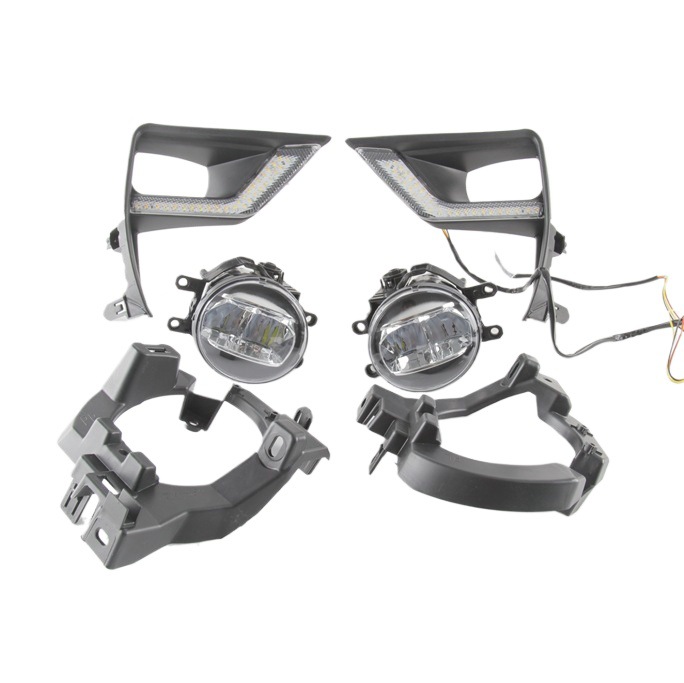 Aplicable a 2018 Toyota Prado FJ150 conjunto de luces de niebla delanteras
