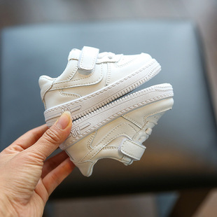 Baby shoes autumn and winter board shoes girls sneakers 01-3 years old spring and summer baby soft bottom toddler shoes white shoes