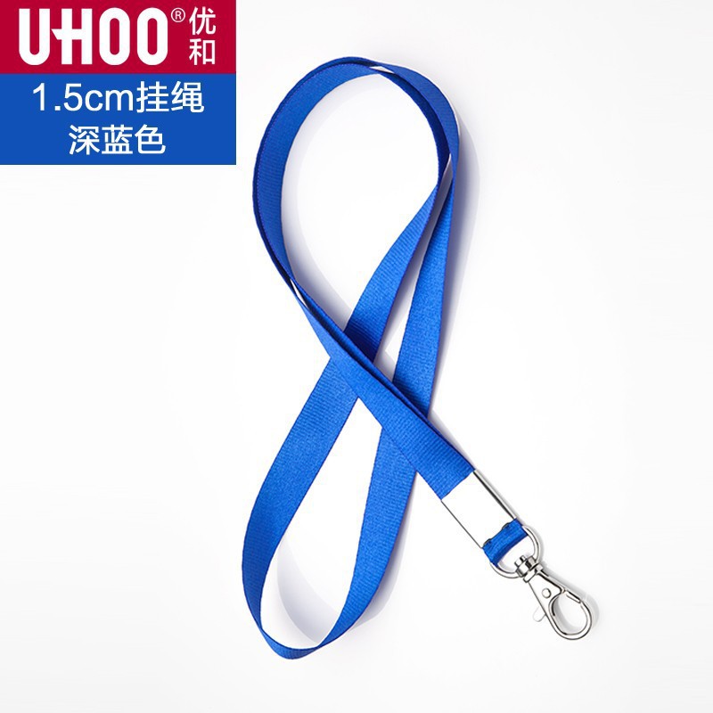 Youhe6742 tarjeta de trabajo cubierta de cuerda de acero inoxidable gruesa hebilla de cuerda de langosta impresión de tarjeta de trabajo de 1.5 ancho