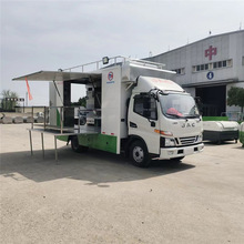 可上高速餐车整车定制 柴油版蒸饭车厂家报价 猛火灶熟食餐车