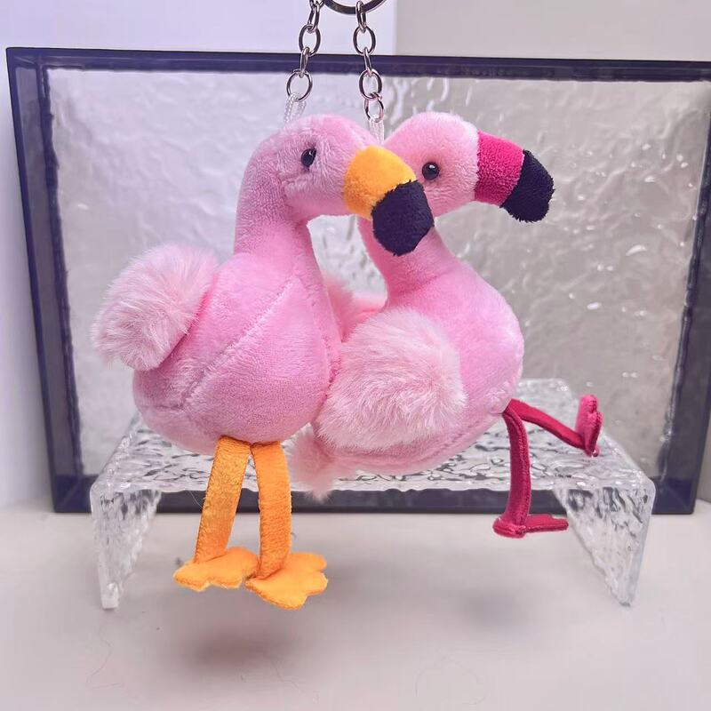 Popular Internet Celebrity Doll, Super Cute Flamingo Plush Toy, Small Pendant, Adorable Keychain, Plush Toy for Claw Machines