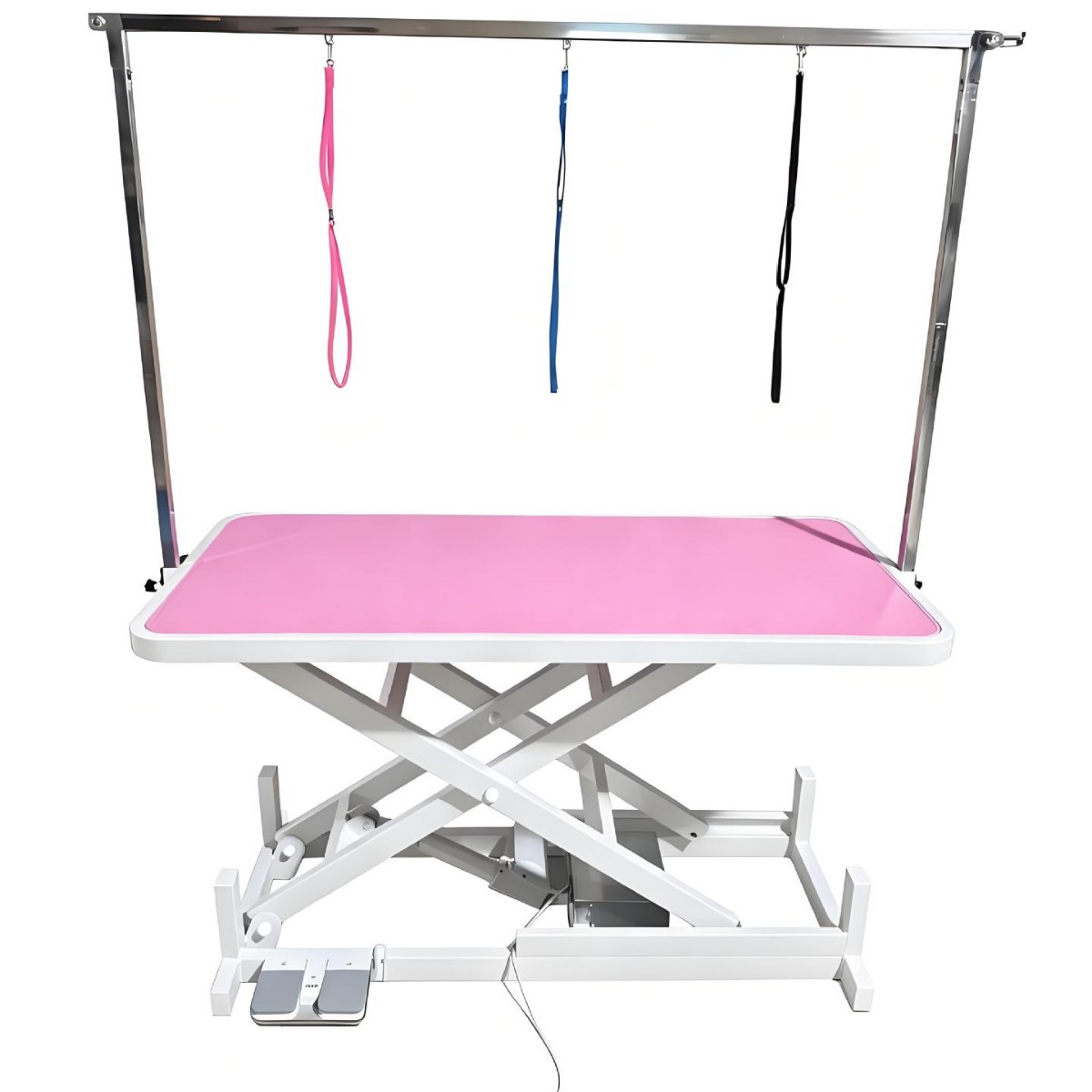 Mesa de belleza de elevación eléctrica para mascotas, mesa de belleza de perros grandes, mesa de belleza de corte y soplado de pelo