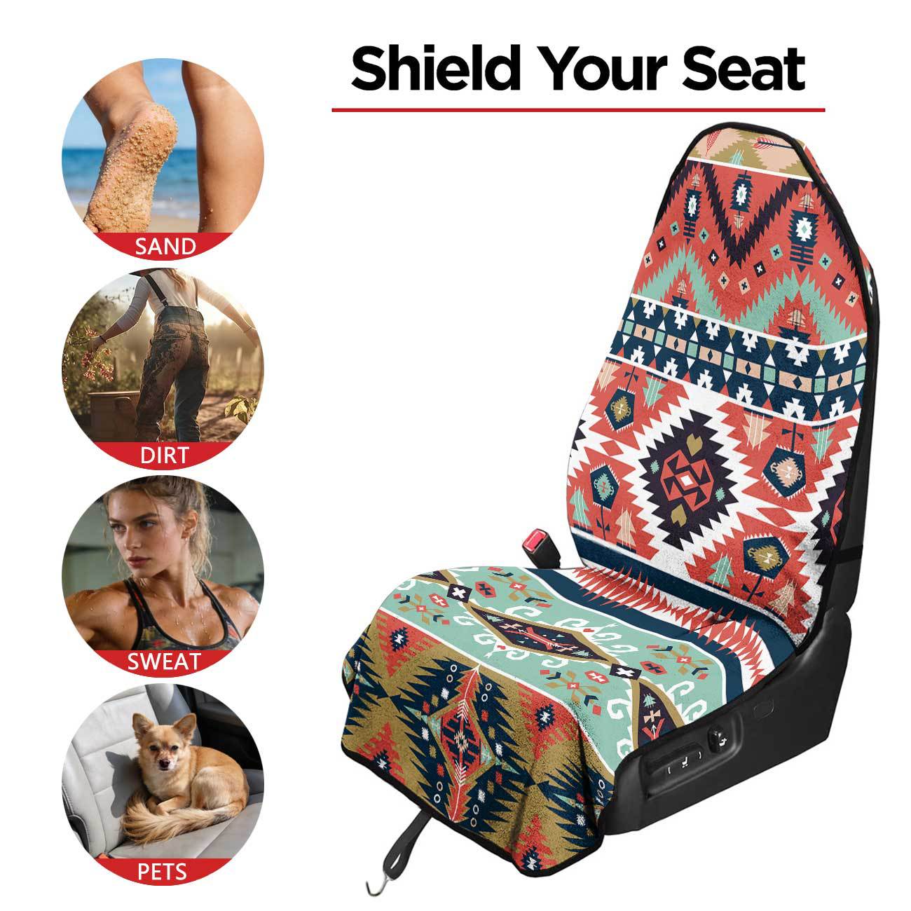 Car seat towel cover front seat protector suitable for gym and exercise, universal for all seasons, car use 31