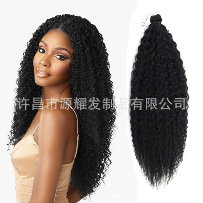 Cross-Border Synthetic Fiber Crochet Hair Curlycrochetbraids Brazilian Braids Water Wave High-Temperature Fiber Curly Hair Cross-Border Synthetic Fiber Crochet Hair Curlycrochetbraids Brazilian Braids Water Wave High-Temperature Fiber Curly Hair