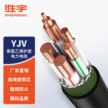 ZC-YJV 銅芯交聯聚乙烯絕緣聚氯乙烯護套 YJV電線電纜 電源線