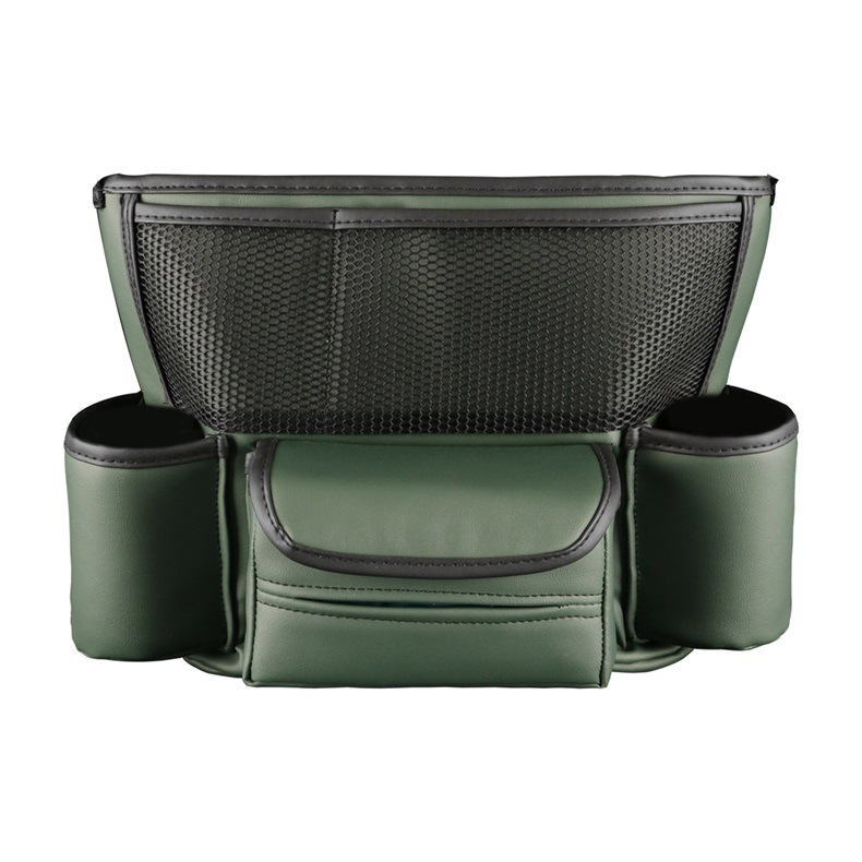 Car Storage Bag Center Console Armrest Box Multifunctional Isolation Bag Storage Bag Nappa Leather Car Storage Mesh Bag