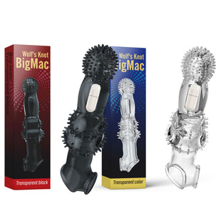 Big Mac Wolf knot set men's crystal set bold lengthened penis set wolf tooth set adult sex products