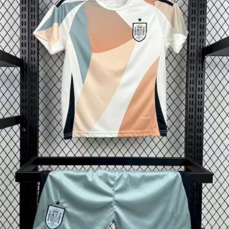 Hot Club Retro Jersey Children's Clothing Set Short Sleeve Jersey Sports Football Suit