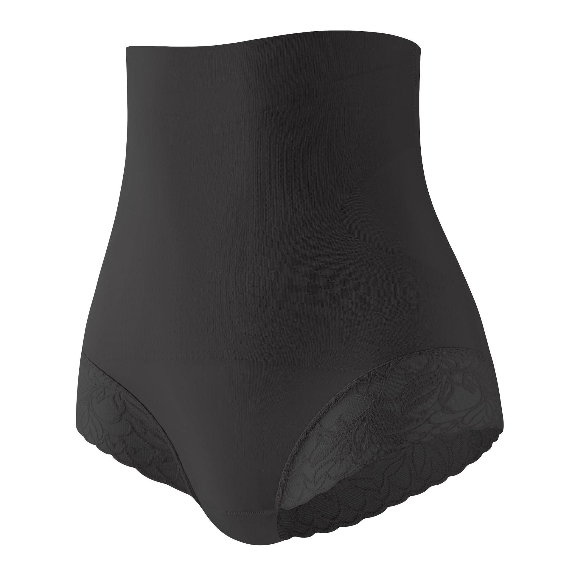 High-waist abdominal compression butt-lifting triangle ice silk plus-size shaping underwear, non-slip thin undershirt safety pants without rolling edges