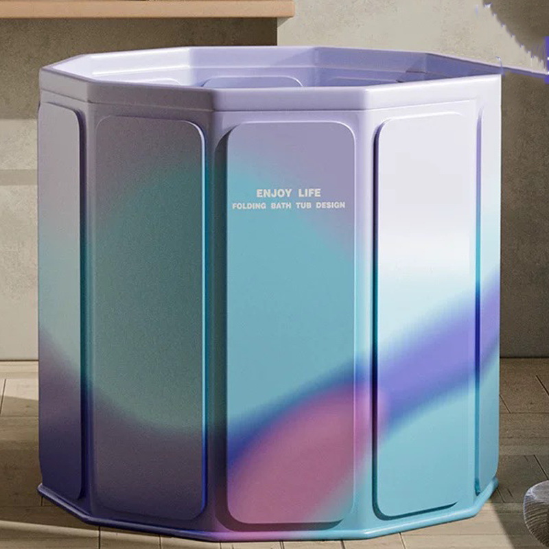 泡澡桶大人折叠泡浴桶洗澡桶儿童可坐浴盆游泳桶成人浴缸全身浴桶
