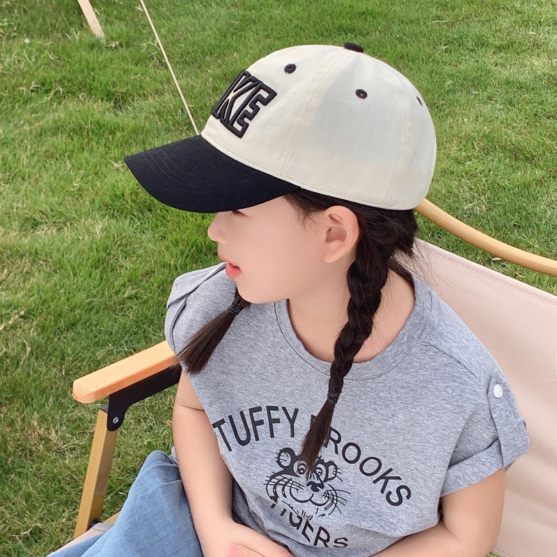 Kids Casual Sun Hat Breathable Summer Baseball Cap With Protection_voghion.com