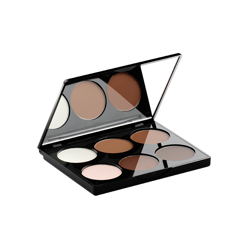 MAYCHEER estereoscópico brillante seis colores de polvo de reparación de la piel, polvo de eliminación de la piel, polvo de maquillaje de mantenimiento, polvo de maquillaje de fijación