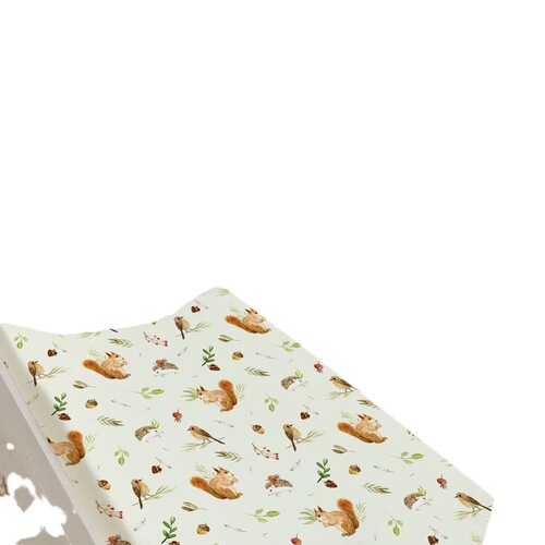 Cross-border baby care changing table washable cover, diaper changing table printed bedspread replacement cover, detachable fabric cover