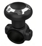 Car Steering Wheel Power Ball, Steering wheel booster - 3r-2256-booster-black