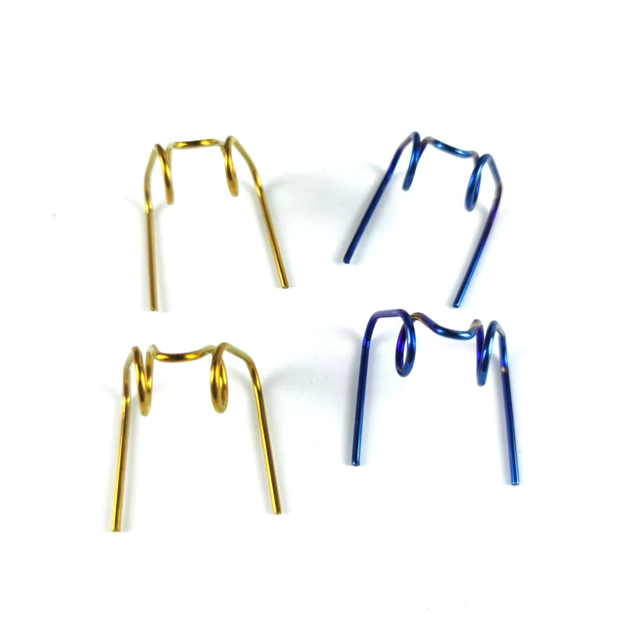 Universal small crab burned titanium gold-plated spring modified brake caliper fixed spring disc brake spring thickened torsion spring