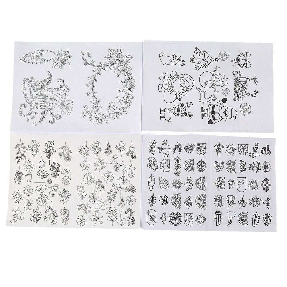 Внешняя торговля изготовленная на заказ A4 водорастворимая спина нетканая ткань самоклеящаяся водорастворимая ткань DIY вышивка амазонка водорастворимая спина ткань