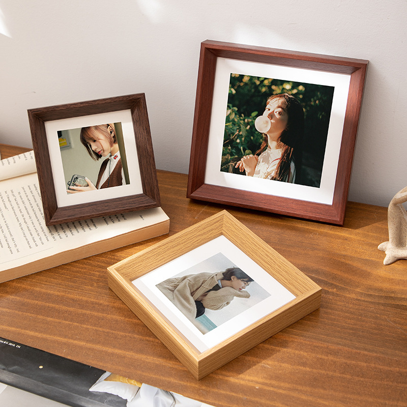 Creative Wooden Photo Frame Empty Frame Tabletop Square Small Picture Frame DIY 6-Inch 78 Wall-Mounted Photo Decoration Frame a 34inch Creative Wooden Photo Frame Empty Frame Tabletop Square Small Picture Frame DIY 6-Inch 78 Wall-Mounted Photo Decoration Frame a 34inch
