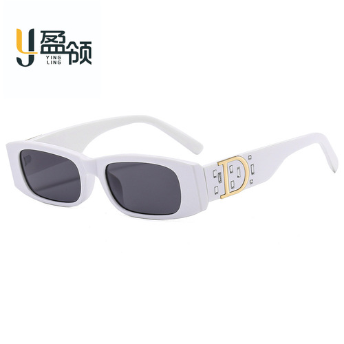 New leopard print personalized glasses cross-border foreign trade D family same trend sunglasses European and American modern fashion sunglasses