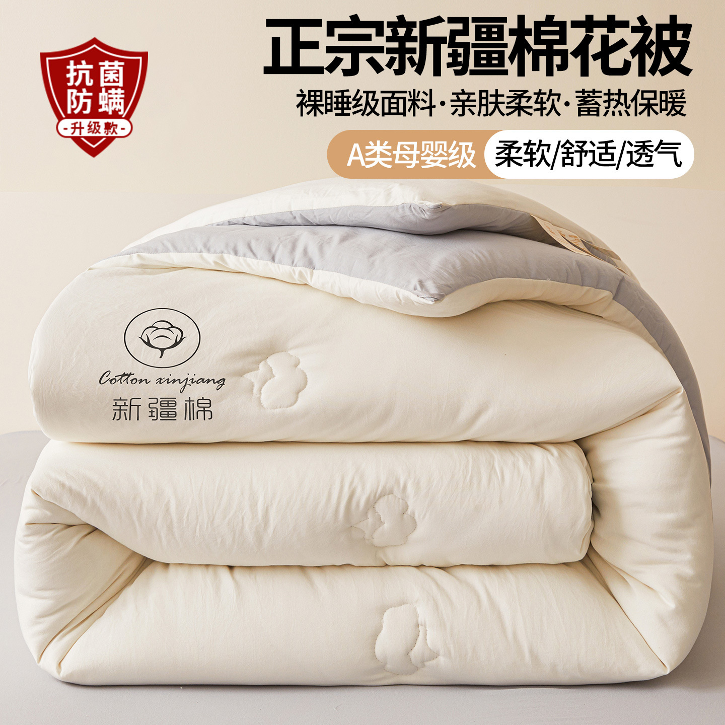 Xinjiang Pure Cotton All-Cotton Winter Quilt Thickened Warm Cotton Quilt Core Spring and Autumn Single Summer Air Conditioning Quilt Universal for All Seasons