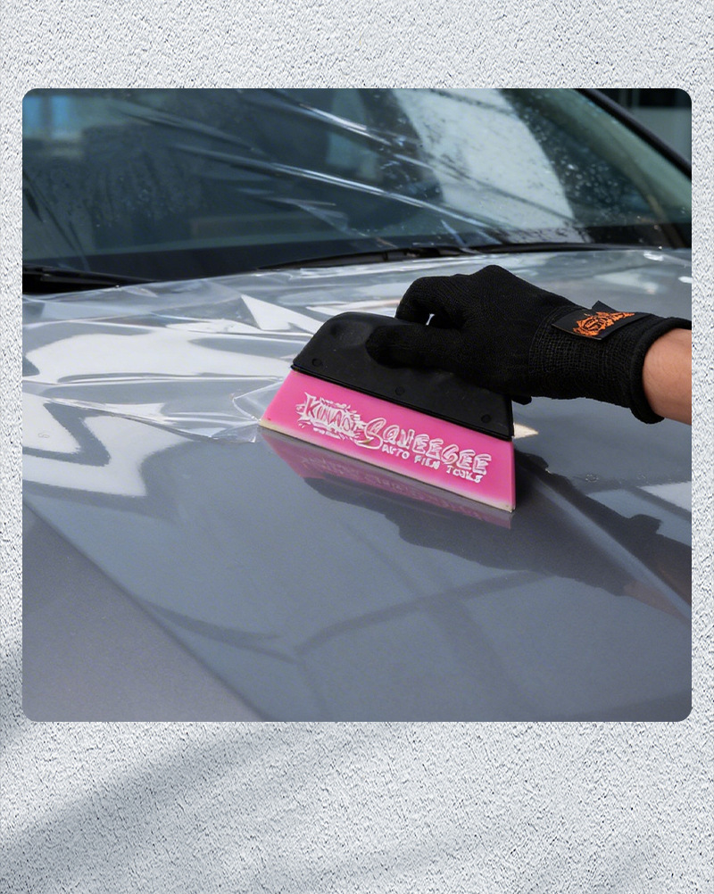 Cool Nice Car Film Application Tool, Rubber Squeegee, Glass Cleaning Tool, Multifunctional Film Scraper