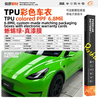 Repair, Car paint protective film - tpulizard-green-152m-15m-roll